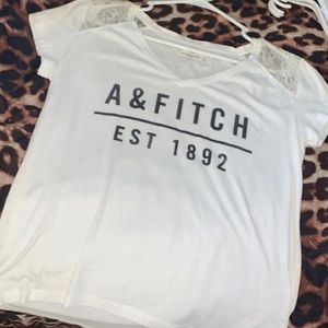 White lace shirt